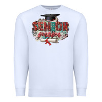 White senior 2023 mom Premium Sweatshirt - Zillion Design Studio