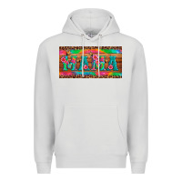 Dove Grey mama tie dye license plate template Premium Hoodie - Artiststas
