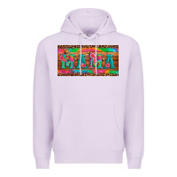 Lilac mama tie dye license plate template Premium Hoodie - Artiststas