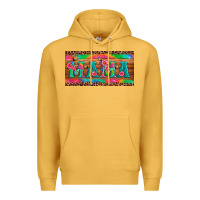Mustard mama tie dye license plate template Premium Hoodie - Artiststas