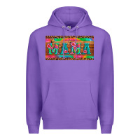 Purple mama tie dye license plate template Premium Hoodie - Artiststas