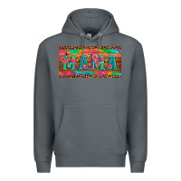 Rock mama tie dye license plate template Premium Hoodie - Artiststas