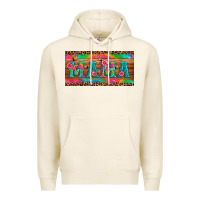 Tofu mama tie dye license plate template Premium Hoodie - Artiststas