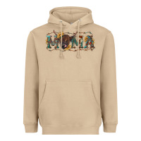 Western Mama With Highland Cow Heavyweight Hoodie | Teevron