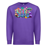 Purple senior 2023 Premium Sweatshirt - Zillion Design Studio