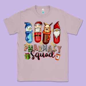 Pharmacy Squad Christmas Classic Tee Designed By Fadigitalartstudio