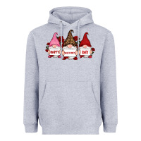 Heather Grey happy valentine's day dno es with rose Heavyweight Hoodie - RanaPortraitStore