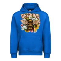 Cobalt bee kind Urban Hoodie - NancyCooperArtShop
