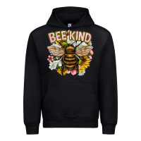 Foreset Green bee kind Urban Hoodie - NancyCooperArtShop