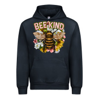 Navy bee kind Urban Hoodie - NancyCooperArtShop