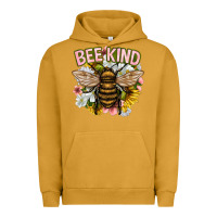 Pigment Peanut Butter bee kind Urban Hoodie - NancyCooperArtShop