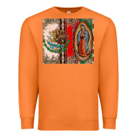 Carrot Virgin Mary Mexican Flag Premium Sweatshirt - CTS Tumbler Store