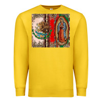Lemon Virgin Mary Mexican Flag Premium Sweatshirt - CTS Tumbler Store