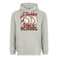 Moon Dust i tackled 100days of school baseball Heavyweight Hoodie - texasbilliewilder