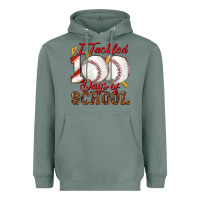 Sage i tackled 100days of school baseball Heavyweight Hoodie - texasbilliewilder