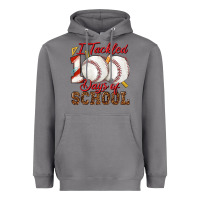 Storm i tackled 100days of school baseball Heavyweight Hoodie - texasbilliewilder