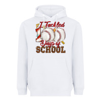 White i tackled 100days of school baseball Heavyweight Hoodie - texasbilliewilder