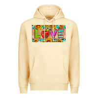 Pina Colada love and sunflower with pen and apple license plate template Premium Hoodie - Artiststas