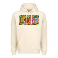 Sandshell love and sunflower with pen and apple license plate template Premium Hoodie - Artiststas