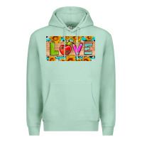 Seafoam love and sunflower with pen and apple license plate template Premium Hoodie - Artiststas