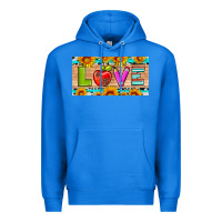 True Royal love and sunflower with pen and apple license plate template Premium Hoodie - Artiststas