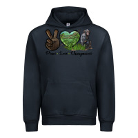 Navy Peace Love Chimpanzee Urban Hoodie - LillyAllenDesigns
