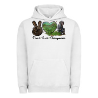 Pigment Lunar Rock Peace Love Chimpanzee Urban Hoodie - LillyAllenDesigns
