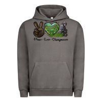 Pigment Tornado Peace Love Chimpanzee Urban Hoodie - LillyAllenDesigns
