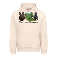 Sandshell Peace Love Chimpanzee Urban Hoodie - LillyAllenDesigns