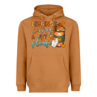 Meerkat leggins leaves and lattes Heavyweight Hoodie - Zillion Design Studio