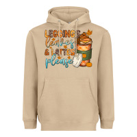 Mushroom leggins leaves and lattes Heavyweight Hoodie - Zillion Design Studio