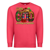 Cardinal with god all things are possible Premium Sweatshirt - CTS Tumbler Store