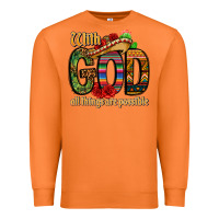 Carrot with god all things are possible Premium Sweatshirt - CTS Tumbler Store