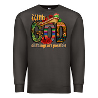 Smoke with god all things are possible Premium Sweatshirt - CTS Tumbler Store