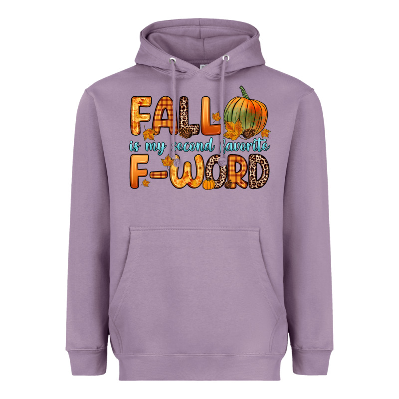 Fall Is My Second Favorite F Word Heavyweight Hoodie by Zillion Design Studio | Teevron