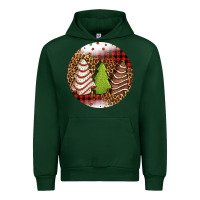 Forest Green Christmas tree cakes Christmas Urban Hoodie - Jasminsmagicworld