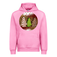 Fuchsia Pink Christmas tree cakes Christmas Urban Hoodie - Jasminsmagicworld