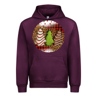 Mauve Wine Christmas tree cakes Christmas Urban Hoodie - Jasminsmagicworld