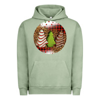Pigment Oil Green Christmas tree cakes Christmas Urban Hoodie - Jasminsmagicworld