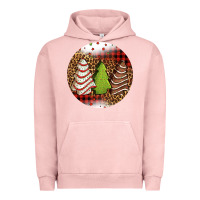 Pigment Salmon Christmas tree cakes Christmas Urban Hoodie - Jasminsmagicworld