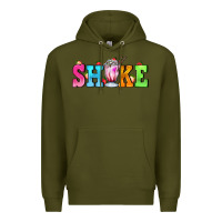 Army Green shake with milkshake Premium Hoodie - AdoDesignShop