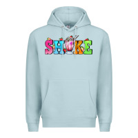 Blue Mist shake with milkshake Premium Hoodie - AdoDesignShop