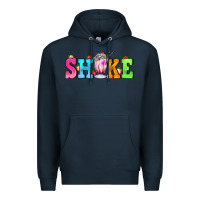 Navy shake with milkshake Premium Hoodie - AdoDesignShop