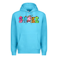 Ocean Blue shake with milkshake Premium Hoodie - AdoDesignShop