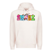 Pale Pink shake with milkshake Premium Hoodie - AdoDesignShop