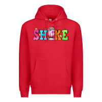 Red shake with milkshake Premium Hoodie - AdoDesignShop