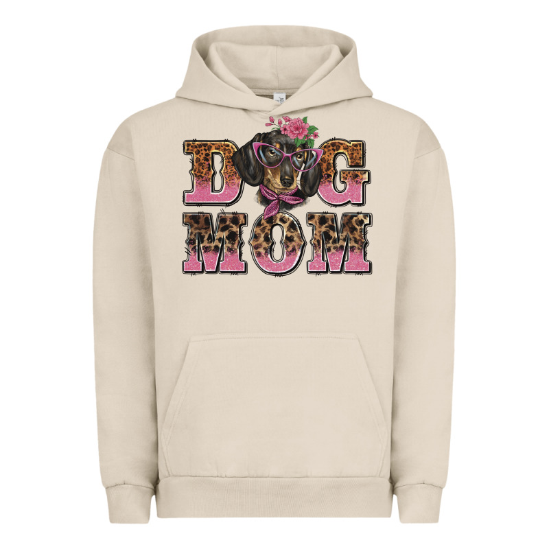 Dog Mom Dachshund Urban Hoodie by BarkalooDesign | Teevron