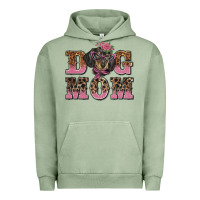 Pigment Oil Green dog mom dachshund Urban Hoodie - BarkalooDesign