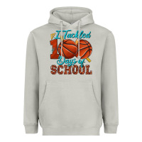 Moon Dust i tackled 100days of school basketball Heavyweight Hoodie - texasbilliewilder