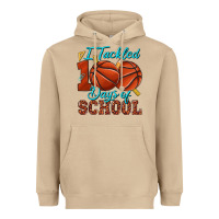 Mushroom i tackled 100days of school basketball Heavyweight Hoodie - texasbilliewilder